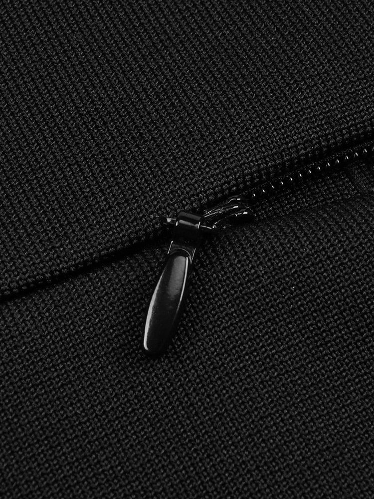 Rhinestone Embroidered Mini Dress - ShopEbonyMonique