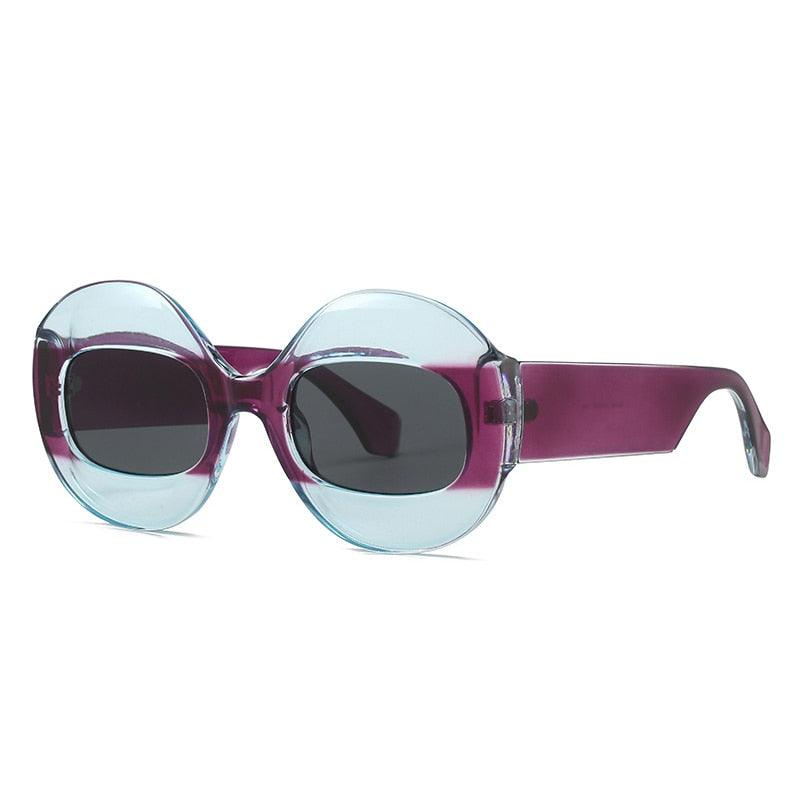 Rock it Oval Clear Shades - ShopEbonyMonique