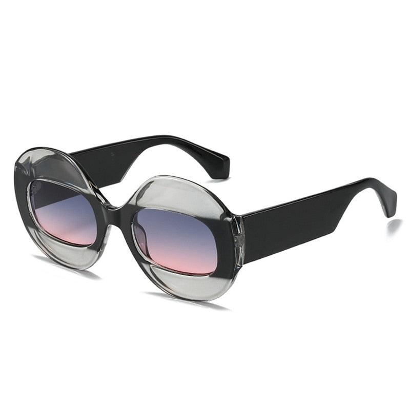 Rock it Oval Clear Shades - ShopEbonyMonique