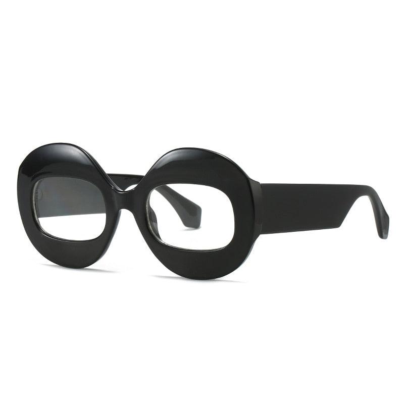 Rock it Oval Clear Shades - ShopEbonyMonique