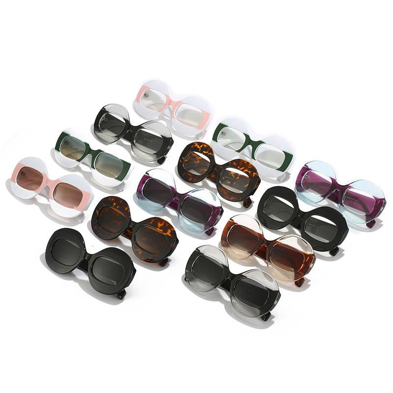 Rock it Oval Clear Shades - ShopEbonyMonique