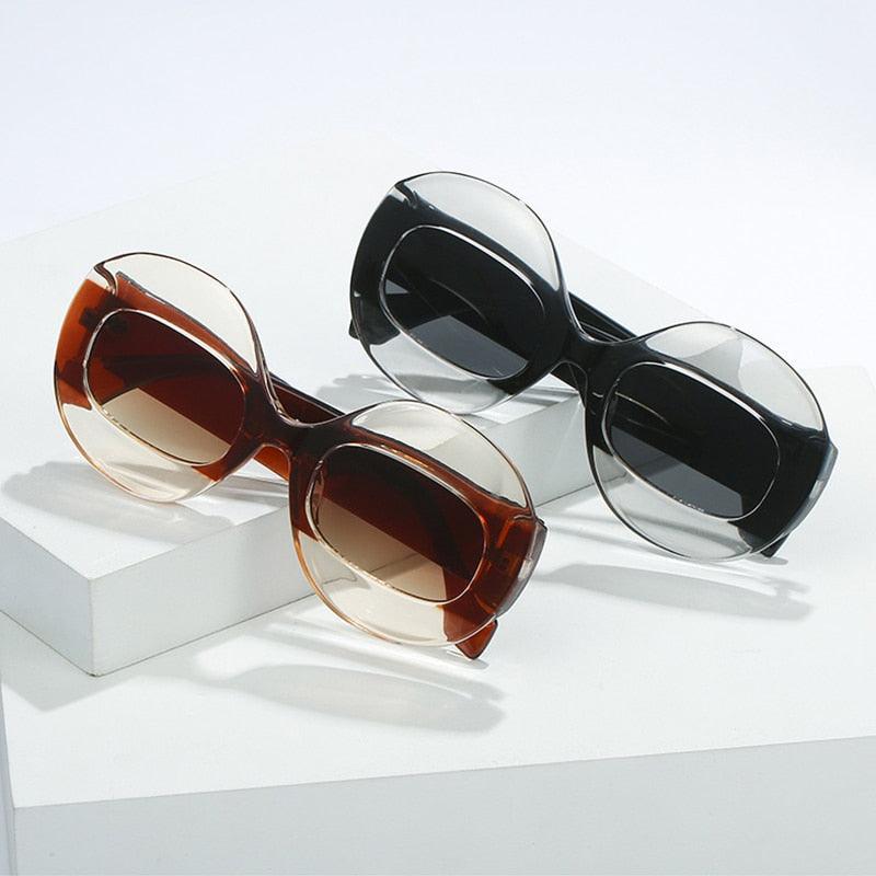 Rock it Oval Clear Shades - ShopEbonyMonique