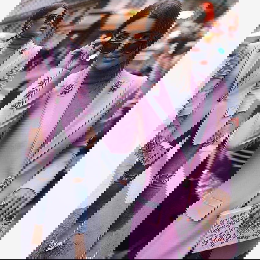 Rose Designer Blazer - ShopEbonyMonique