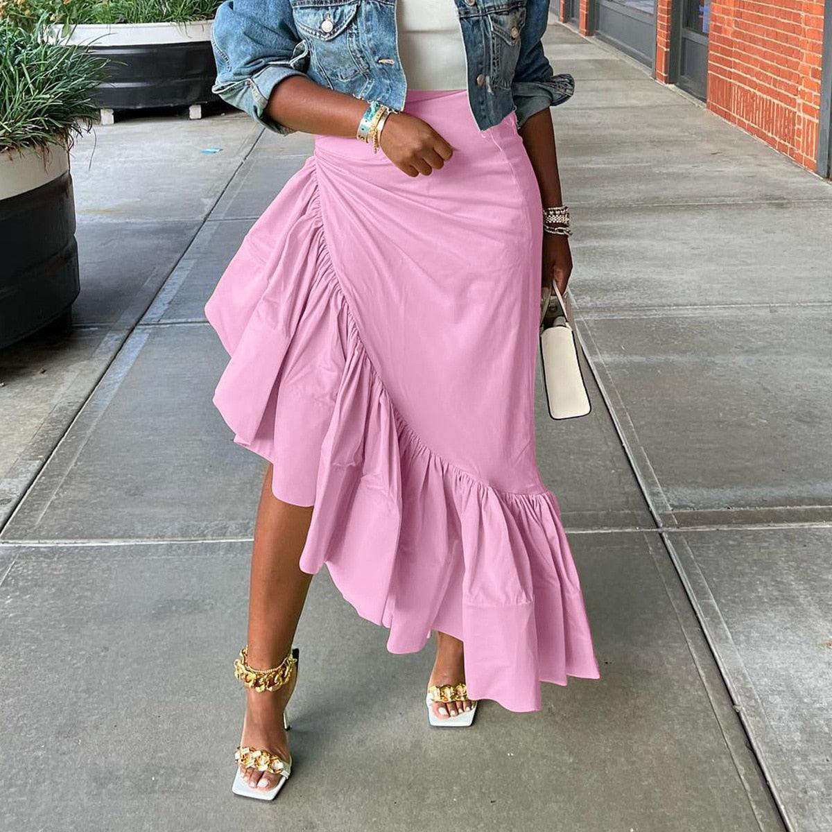 Ruffle Luxury Skirt - ShopEbonyMonique