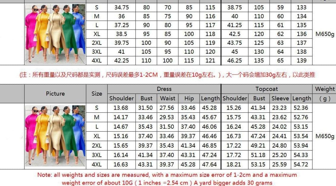 Sassy Cardigan Dress Coat Two-piece Suit - ShopEbonyMonique