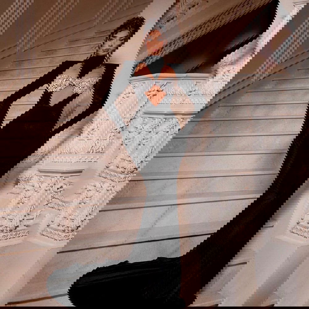 Satin Mermaid Sequins Dress - ShopEbonyMonique