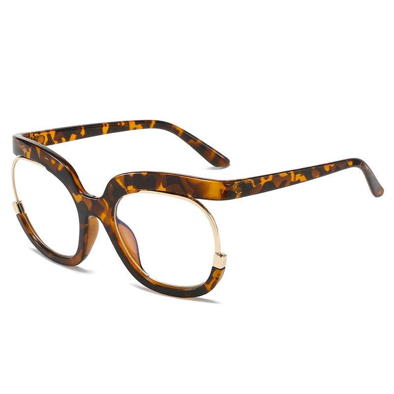 Fashion Oversized Clear Lens  Glasses - ShopEbonyMonique