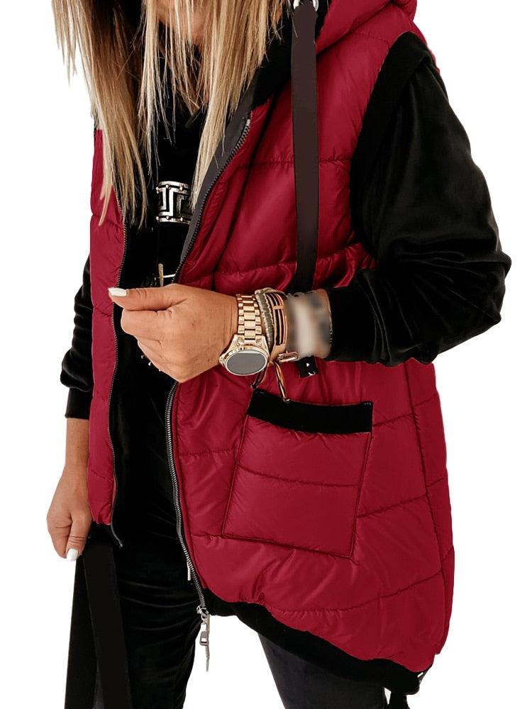 Sleeveless Puffer Jacket - ShopEbonyMonique