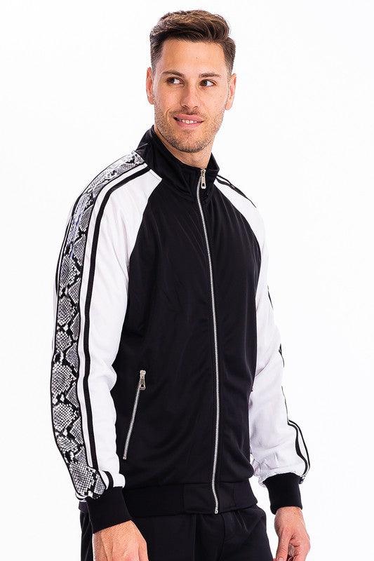 Snake Print Track Suit - ShopEbonyMonique