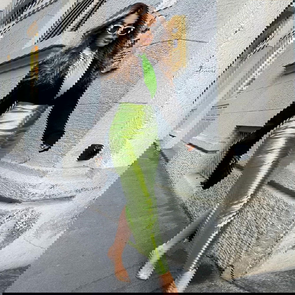 Sparkly Slit Long Skirts - ShopEbonyMonique