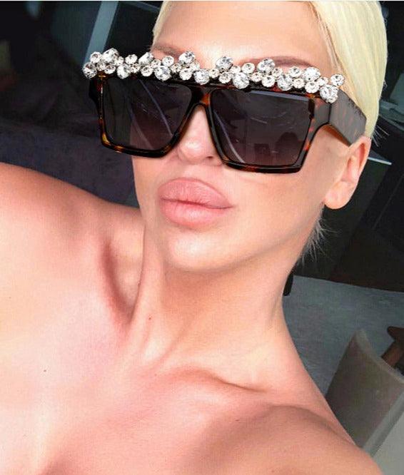 Square Diamond Sunglasses - ShopEbonyMonique