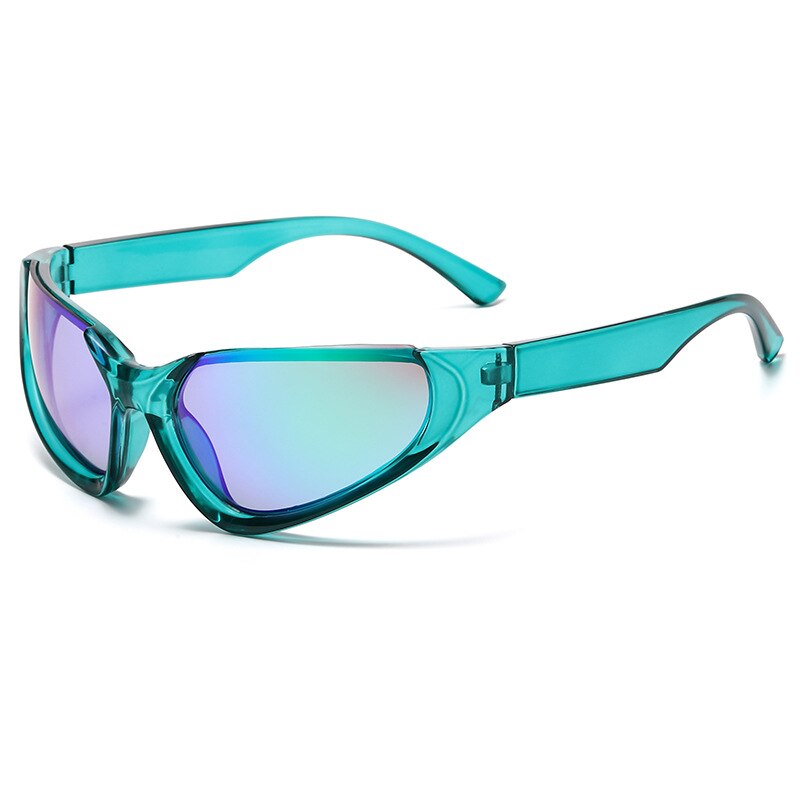 Steampunk Semi-Rimless Sunglasses - ShopEbonyMonique