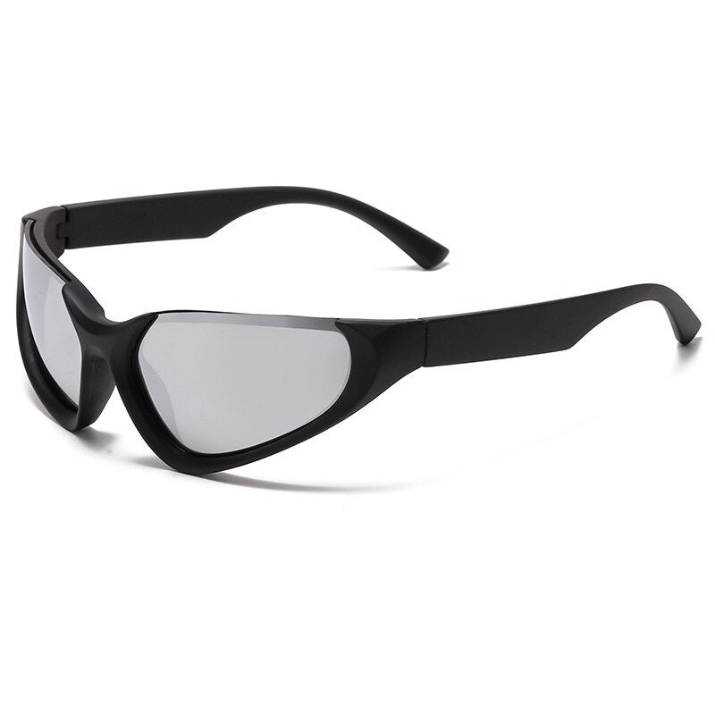 Steampunk Semi-Rimless Sunglasses - ShopEbonyMonique