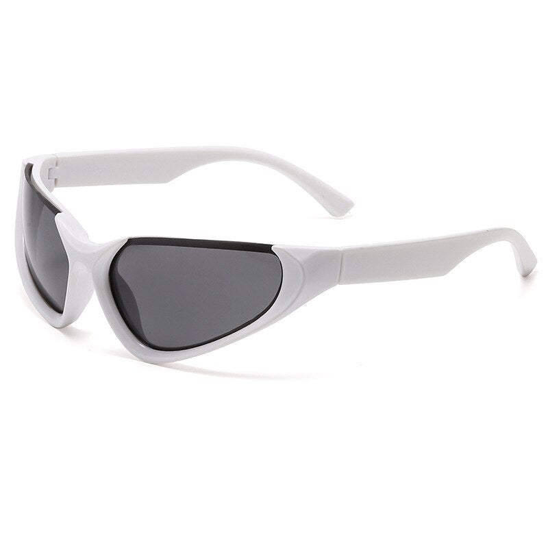 Steampunk Semi-Rimless Sunglasses - ShopEbonyMonique
