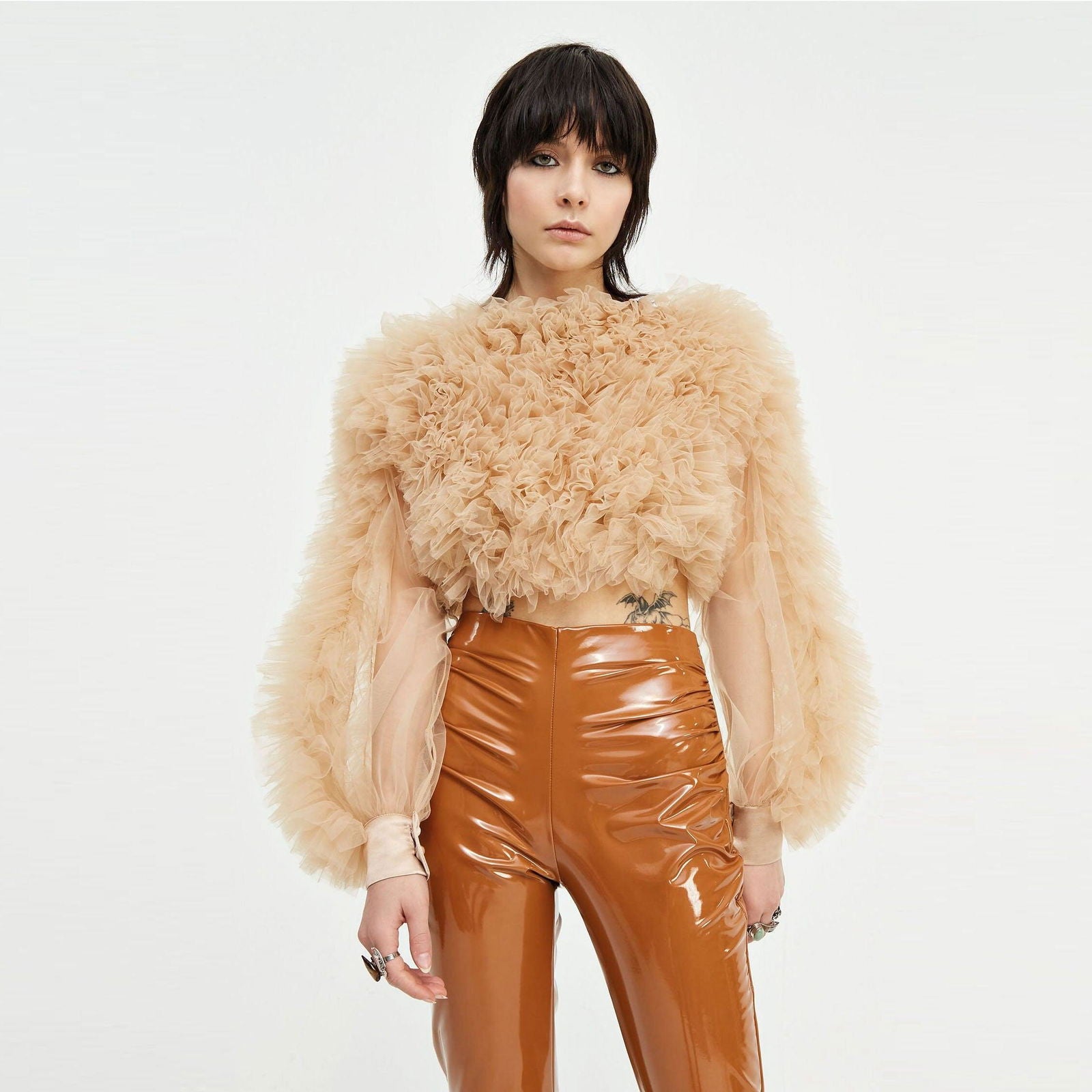 Street Style Short  Tulle  Top - ShopEbonyMonique