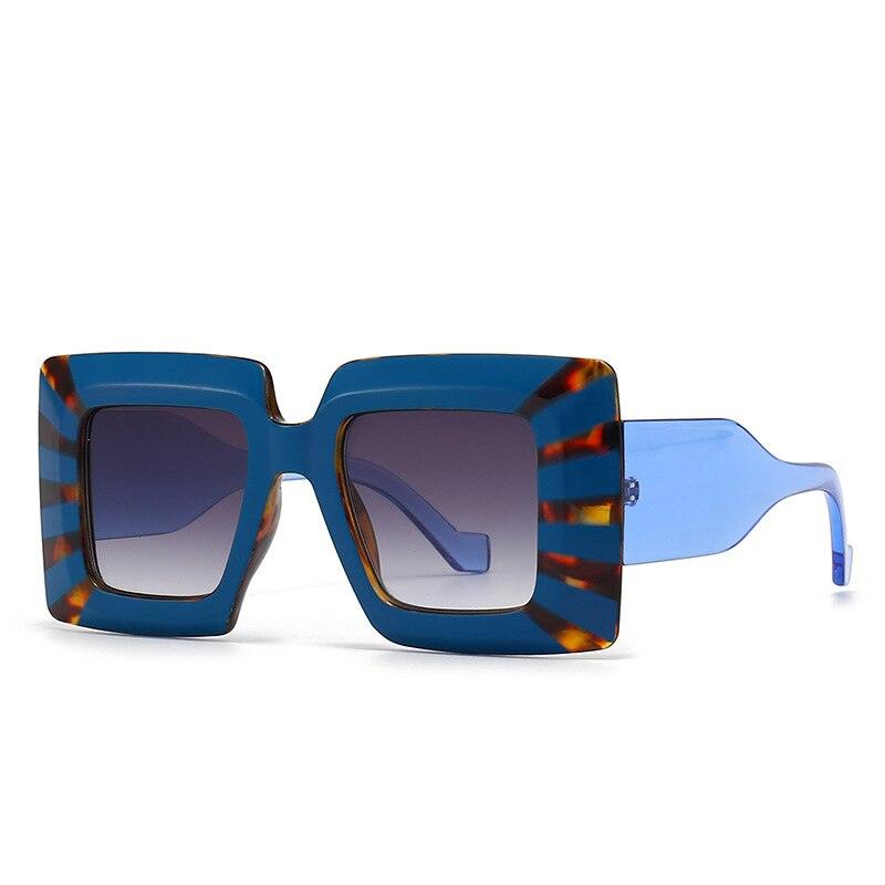 Stripe Frame Sunglasses - ShopEbonyMonique