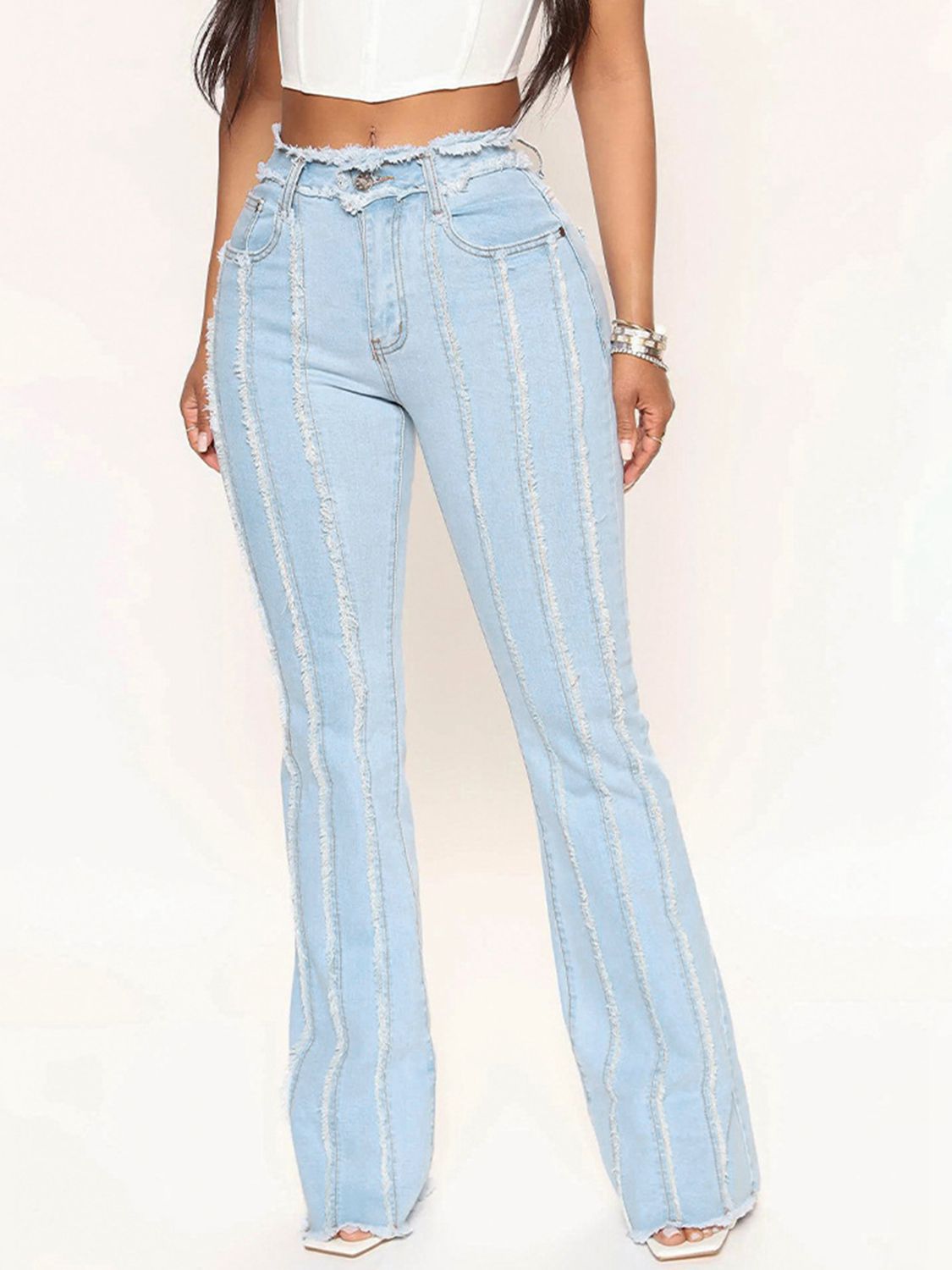 Striped Girl Jeans - ShopEbonyMonique