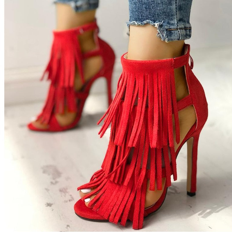 Tassel Women's Sandals - ShopEbonyMonique