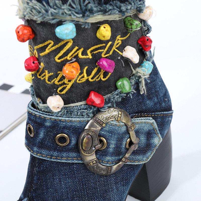 That Girl Denim Boot - ShopEbonyMonique