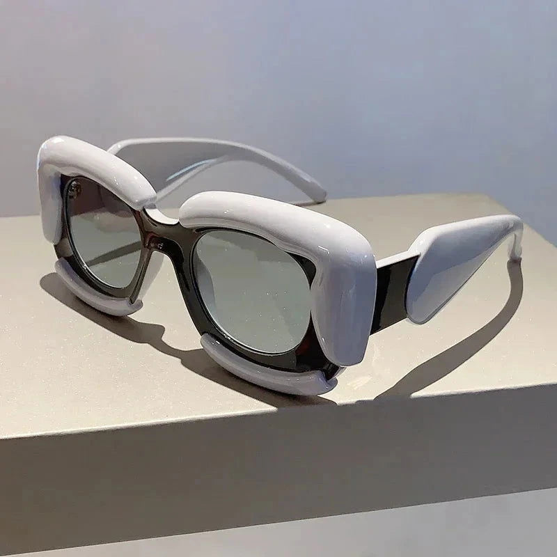 Trendy Cloud Shape Rim Shades - ShopEbonyMonique