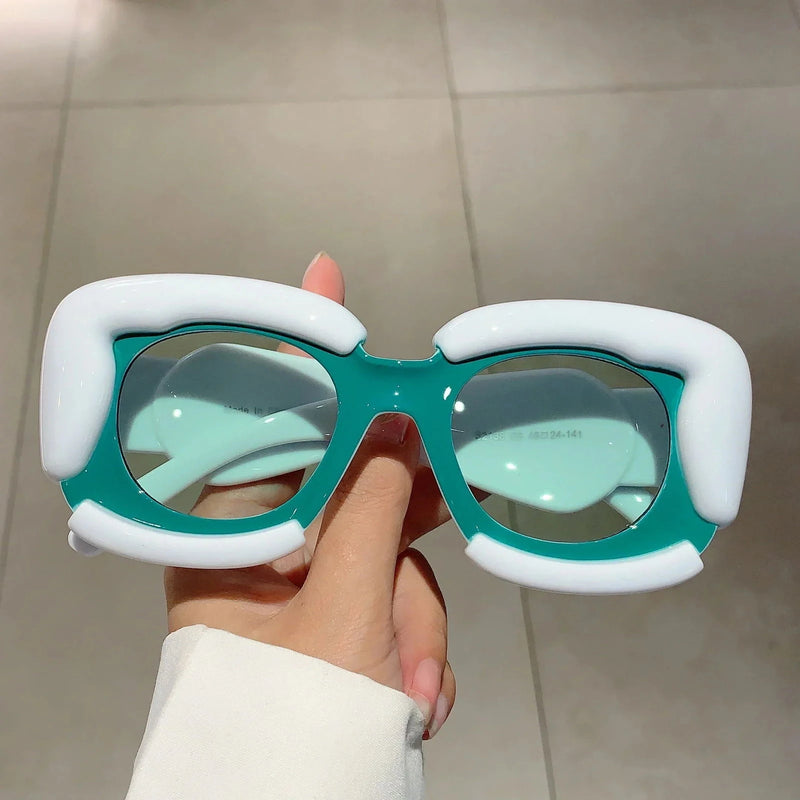 Trendy Cloud Shape Rim Shades - ShopEbonyMonique