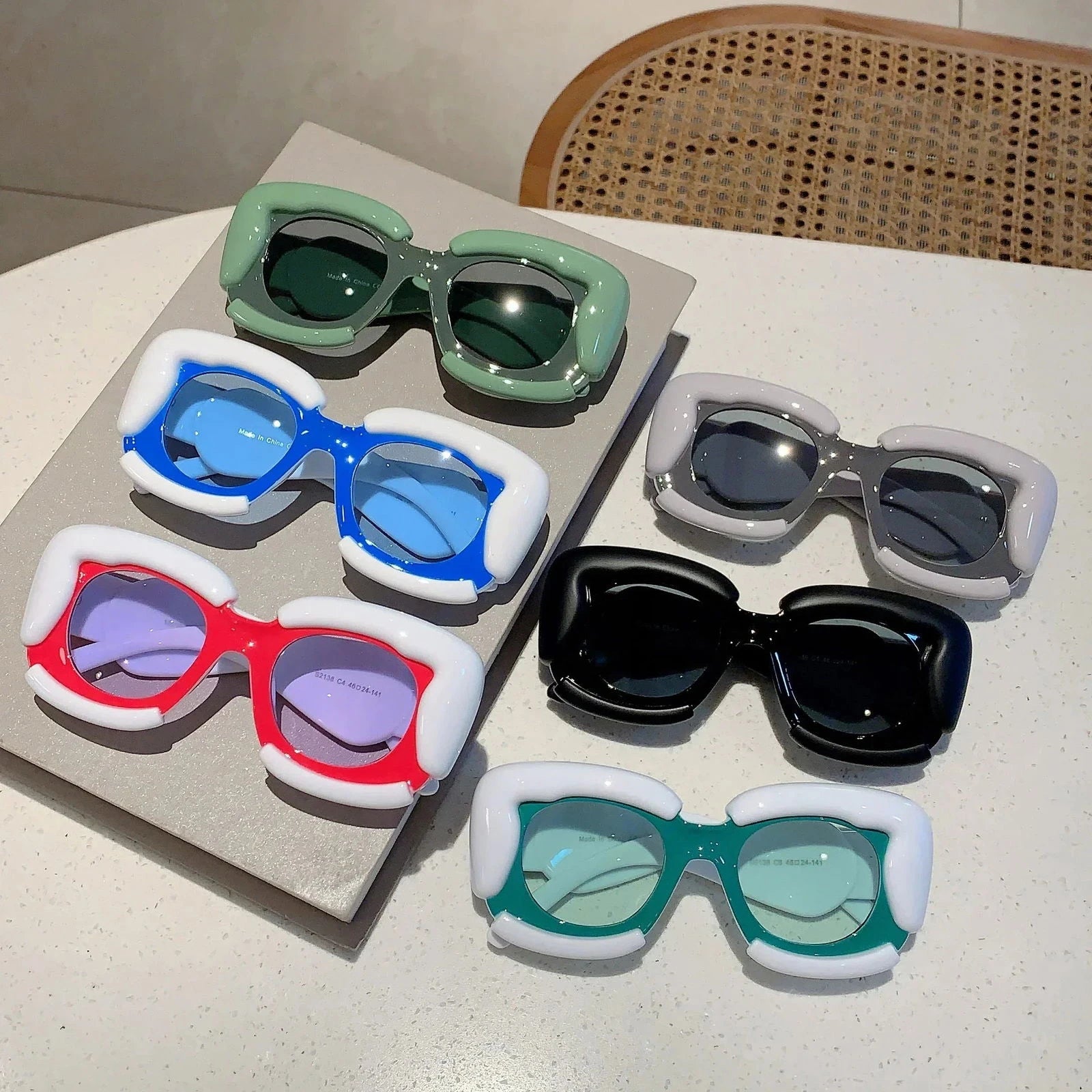 Trendy Cloud Shape Rim Shades - ShopEbonyMonique