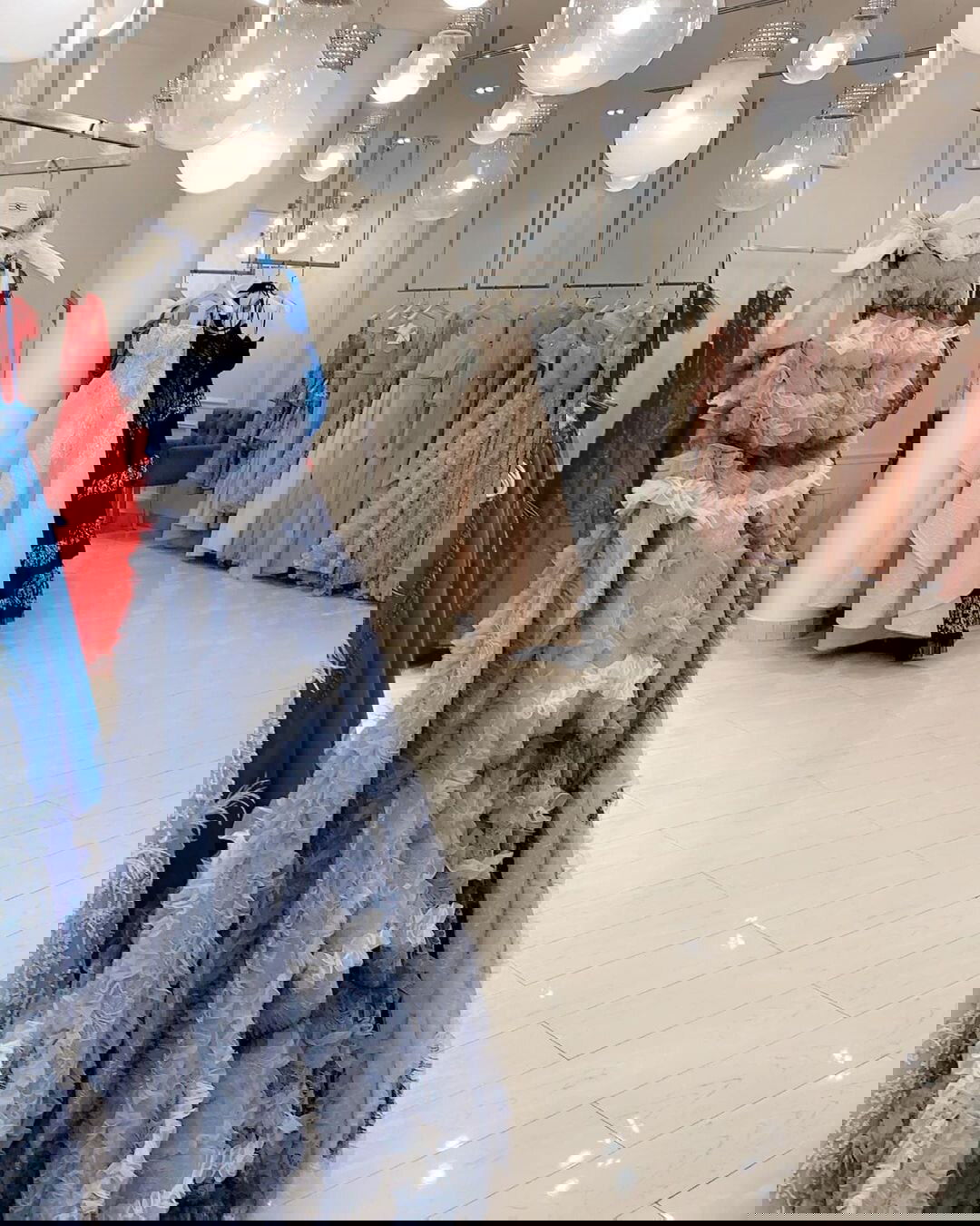 Tricolor  Halter Evening Dresses - ShopEbonyMonique