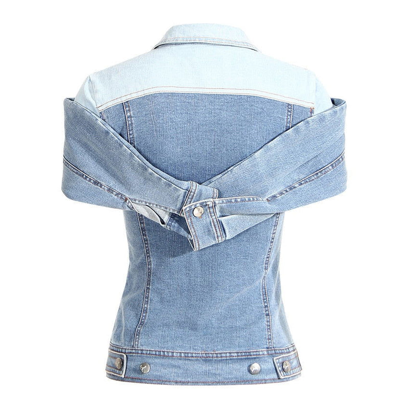 Twist  Denim Top - ShopEbonyMonique