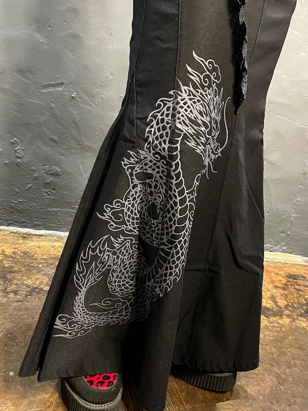 Dragon A-Line Skirt - ShopEbonyMonique