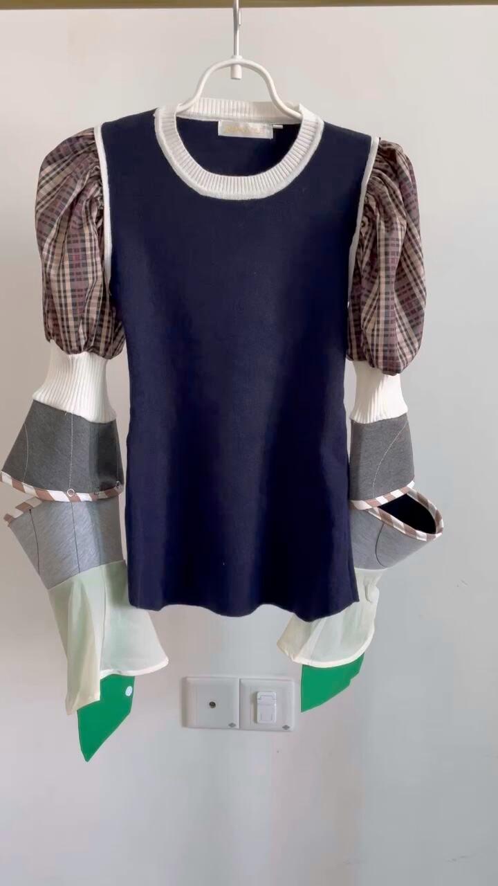 Vintage Bubble Sleeve Top - ShopEbonyMonique