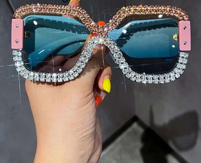 WoW Bling Oversized Sunglasses - ShopEbonyMonique