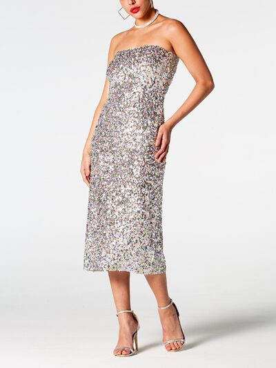 Sequin Straight Party Dress