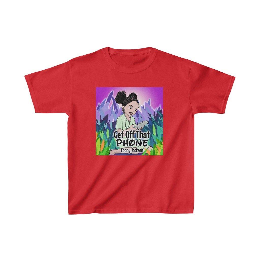 New Release "Get Off That Phone" Children's Book Heavy Cotton™ Tee - ShopEbonyMonique